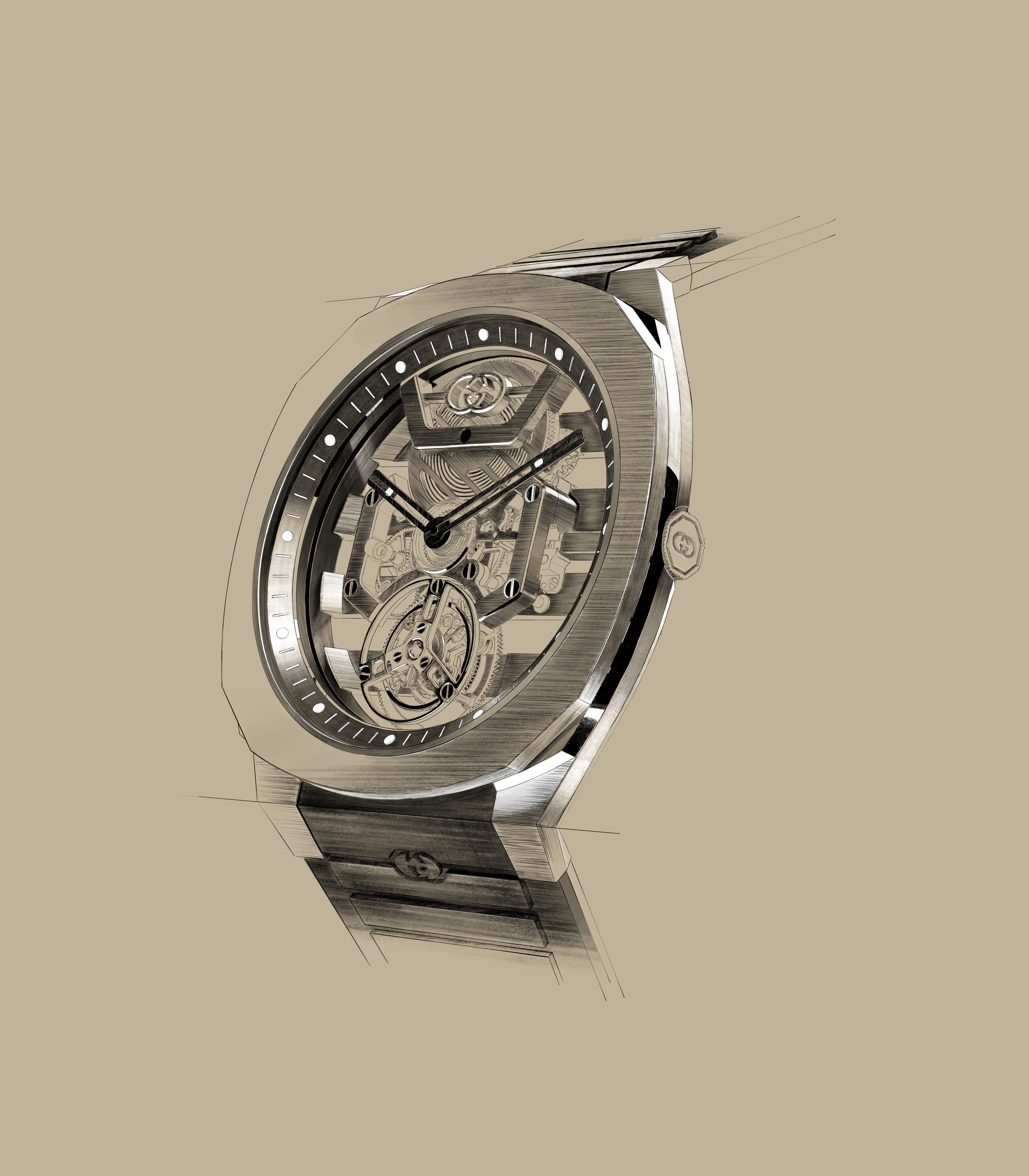 GUCCI - HIGH WATCHMAKING 2022 WATCH SKETCH