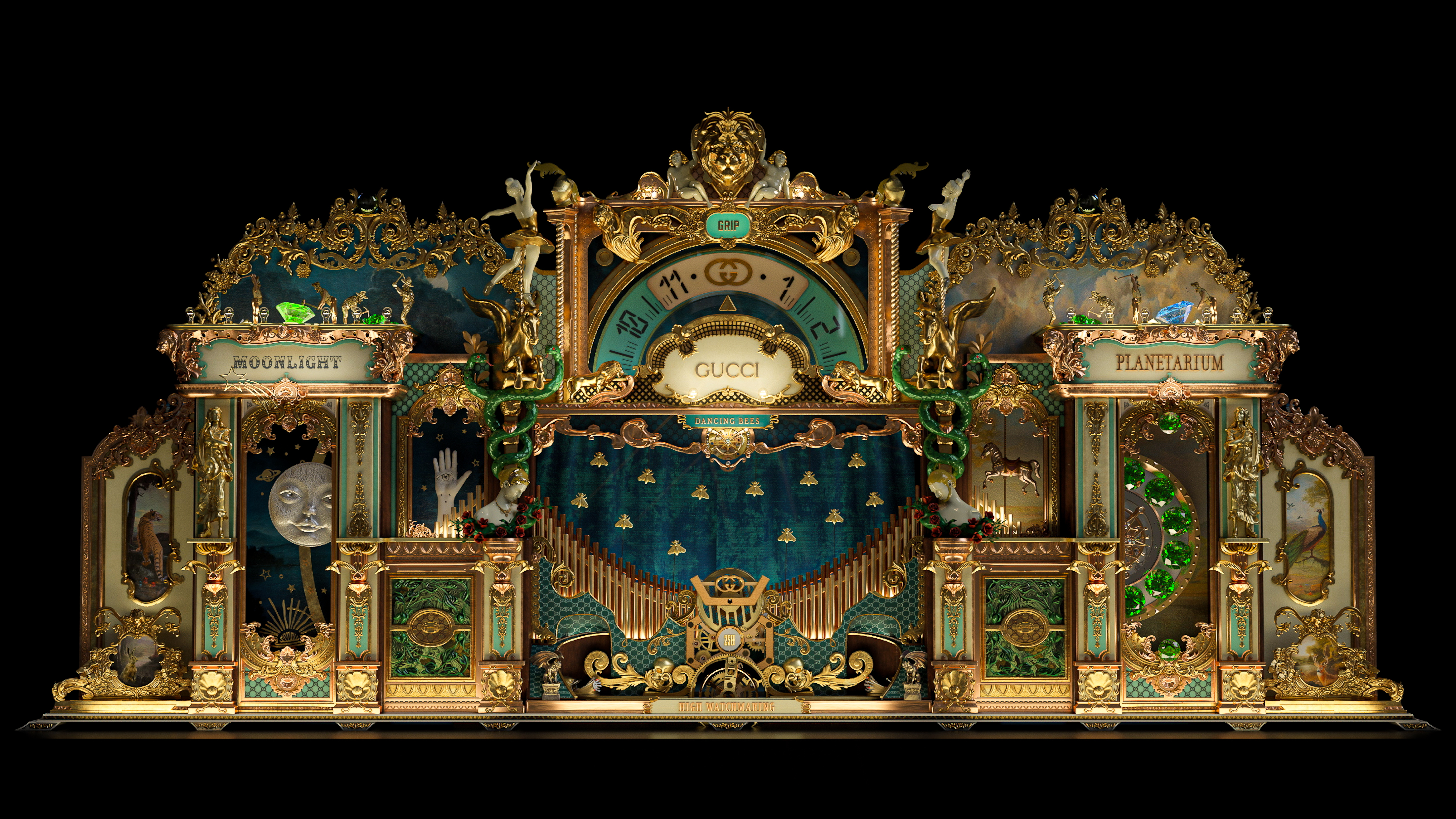 GUCCI WONDERLAND - STEAM ORGAN FRONT VIEW